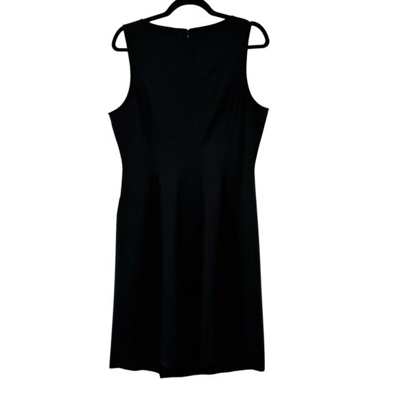 Theory NEW Womens Risbana Good Wool Stretch A-Line Dress Size 12 Black Office - Picture 3 of 16